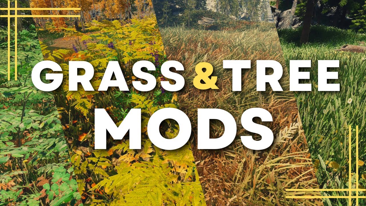 Beautiful Skyrim Grass & Tree Mods