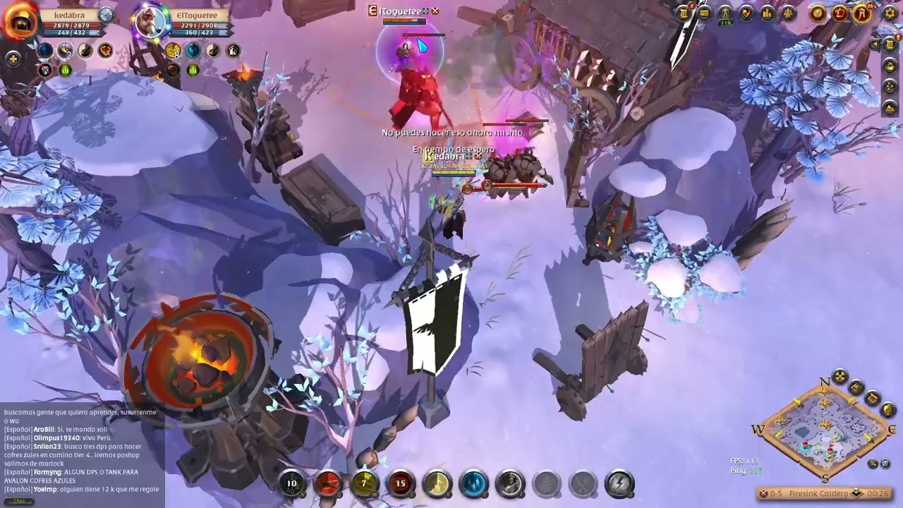 BALLESTA LIGERA, VELA CRIPTA en zona negra, albion online