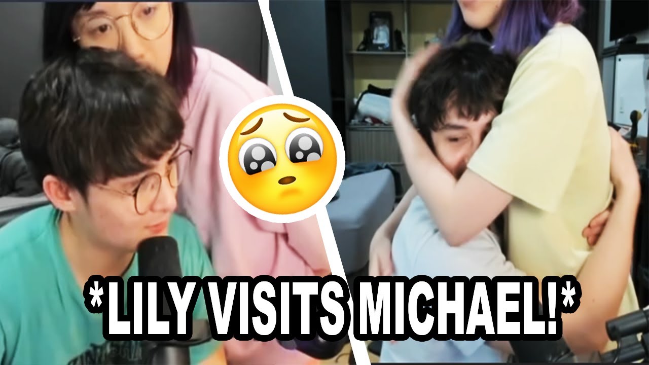 When Lily Visits Michael On Stream...(All moments)