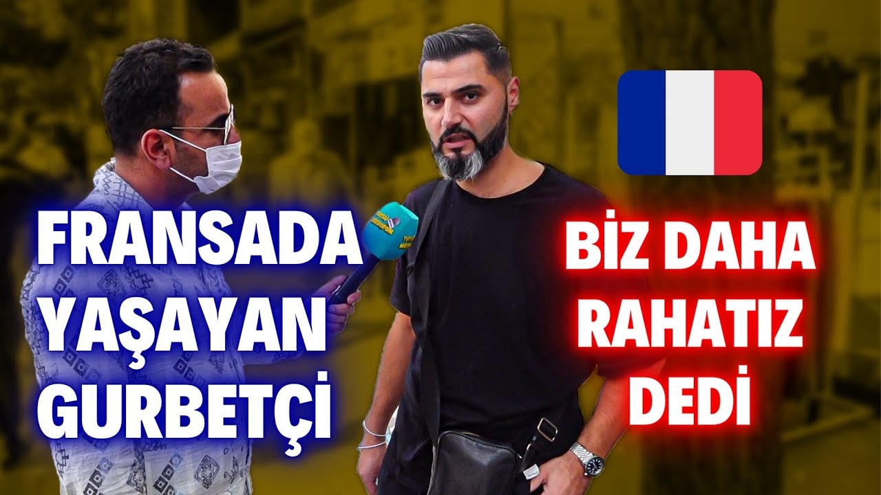 Fransa' da yaşayan TÜRK GERÇEKLERİ anlattı... Türkiye' de yaşayan GENÇ ÖĞRENCİ Burayı anlattı !