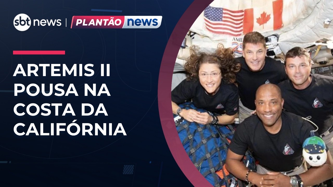C&aacute;psula da Artemis II pousa em seguran&ccedil;a em San Diego | #NewsNoite