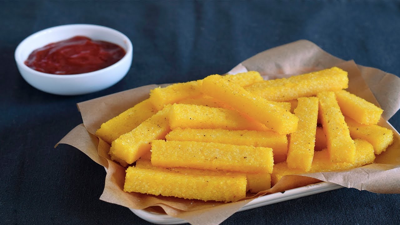 POLENTA FRITA, CROCANTE, FÁCIL Y DELICIOSA l GUARNICIÓN Y ACOMPAÑANTE PARA TODO l PASO A PASO