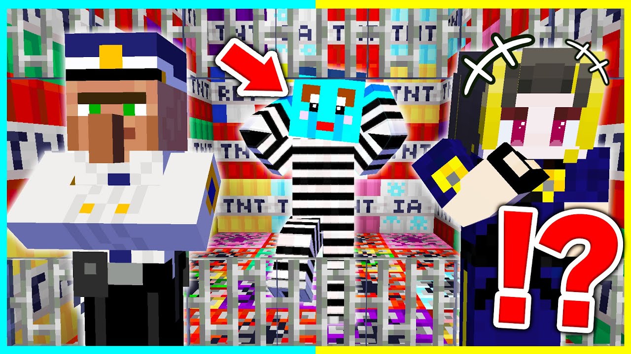 逃げたら即爆死の『TNT刑務所』に捕まってしまった💣💦 【まいくら / マインクラフト】