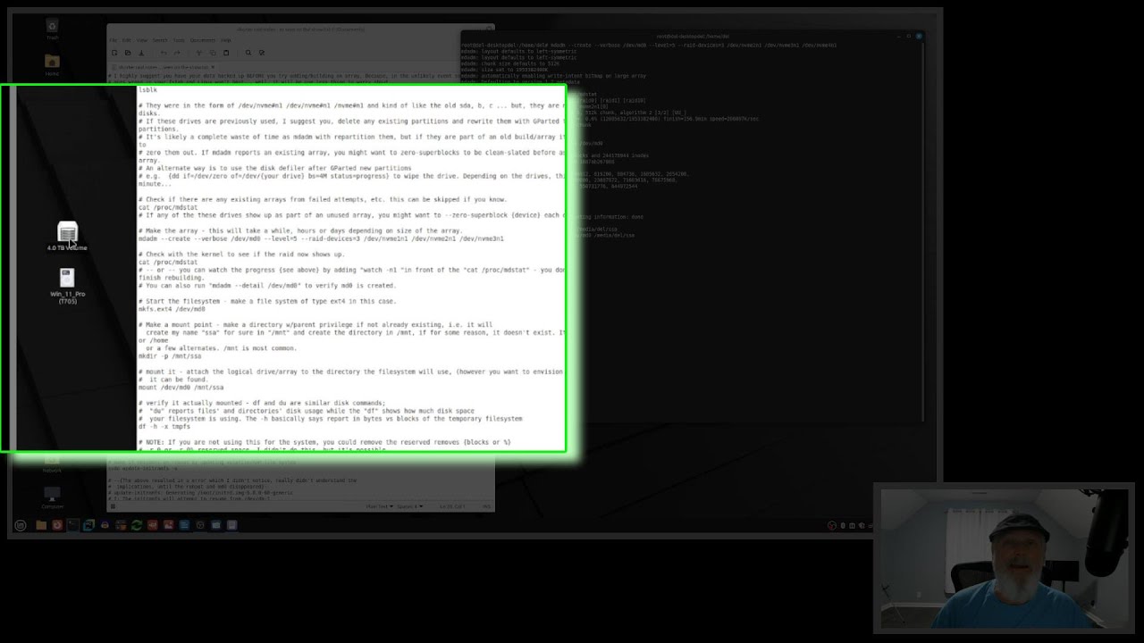 S15E43 - Zombies, Voivode of Wallachia, Count Rugen, and Penguins-Debugging NVMe RAIDs on Linux Mint