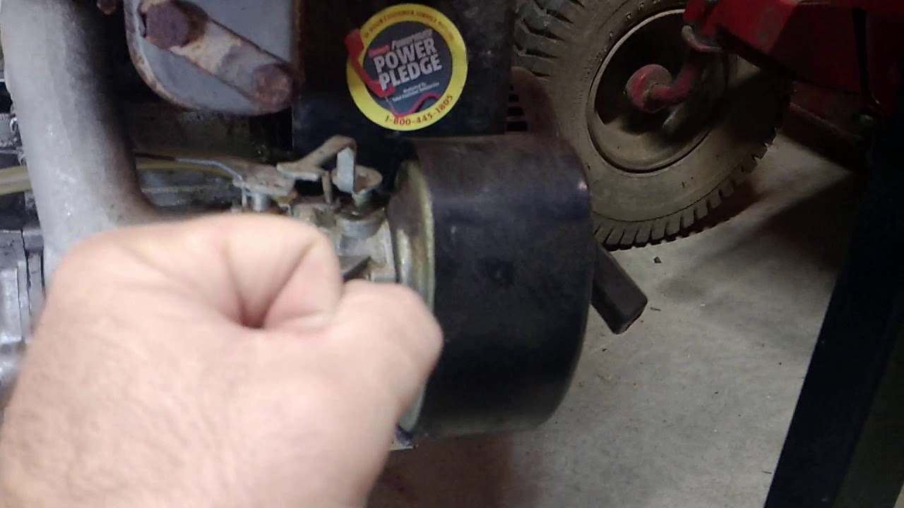 Tecumseh throttle linkage set up on Coleman Generator