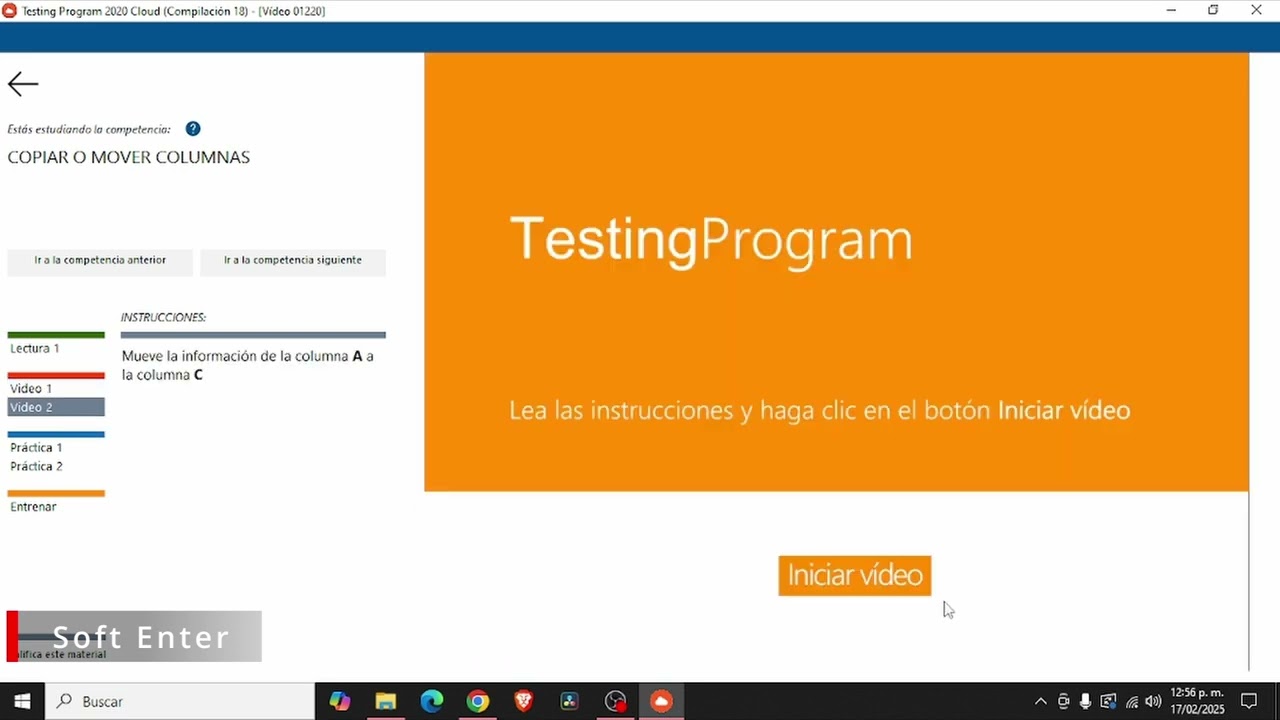 Testing Program Excel 27.Copiar o mover columnas