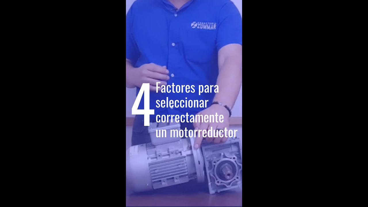 Factores para seleccionar un motorreductor