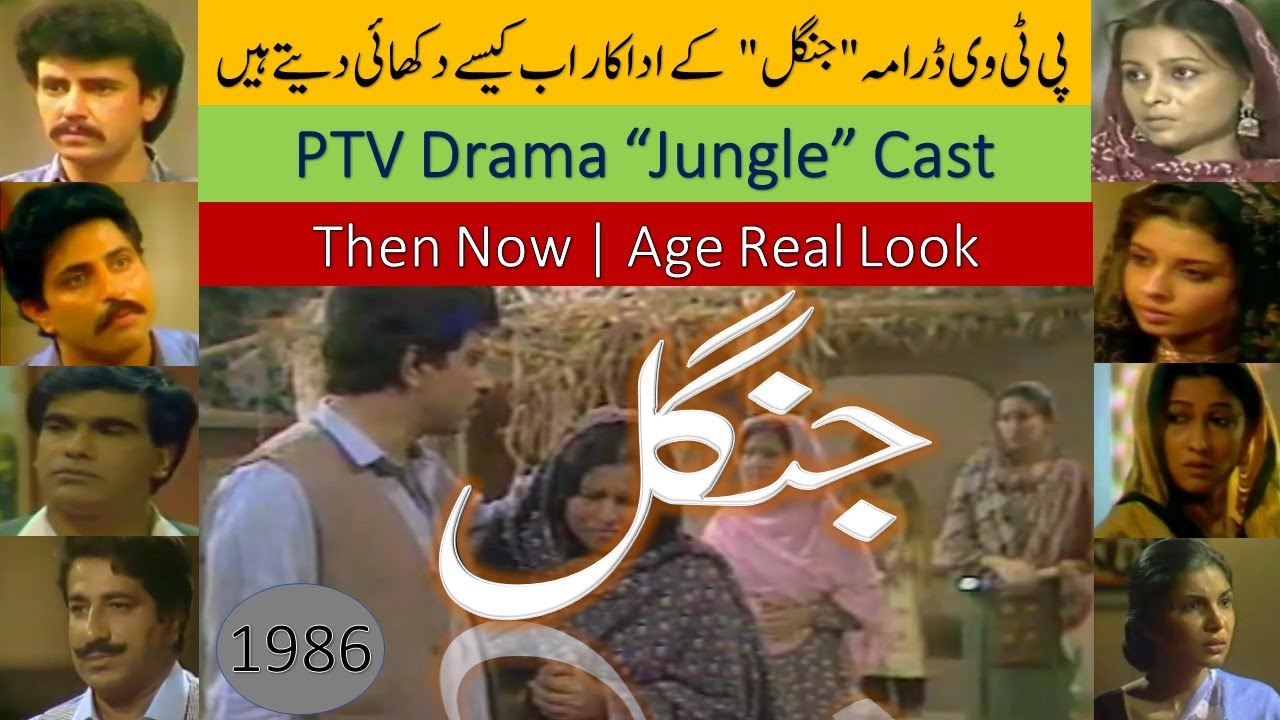 Jungle جنگل Drama 1986 Complete Cast Then & Now | PTV  Drama Serial Jungle Actors Transformation