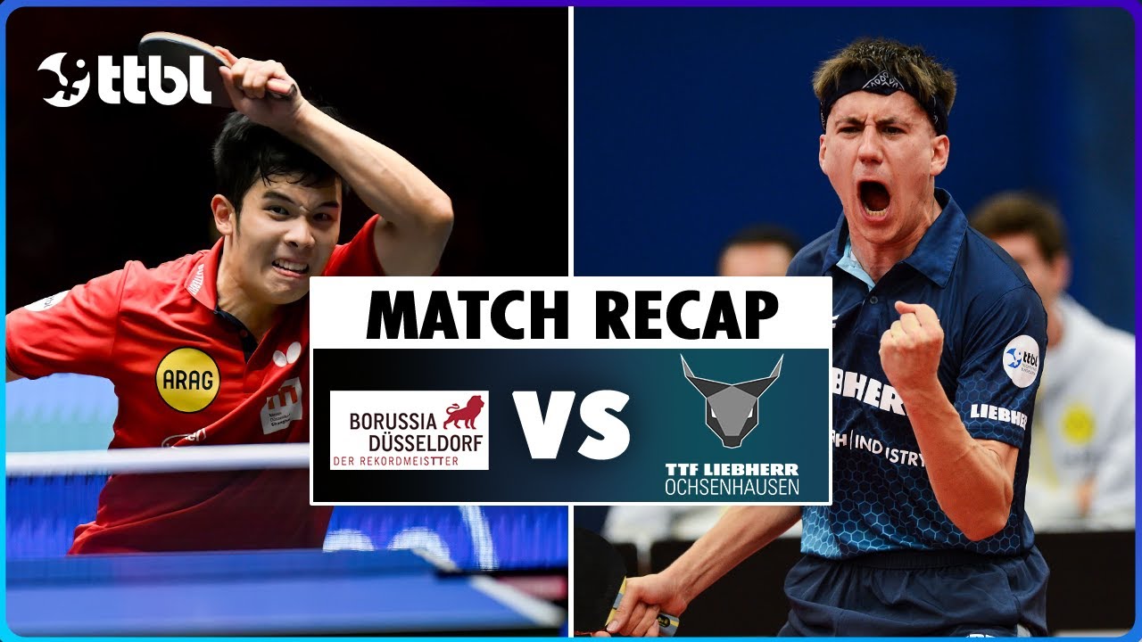 DÜSSELDORF vs. OCHSENHAUSEN (Tischtennis Bundesliga Recap) | Matchday 5 | 2025/2026