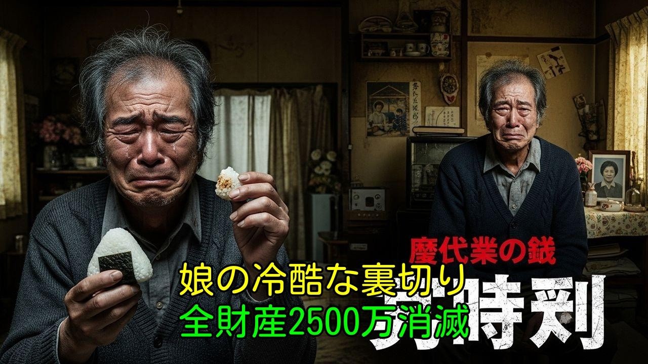 元専務、72歳の転落。娘に2500万奪われ「期限切れおにぎり」を啜る地獄