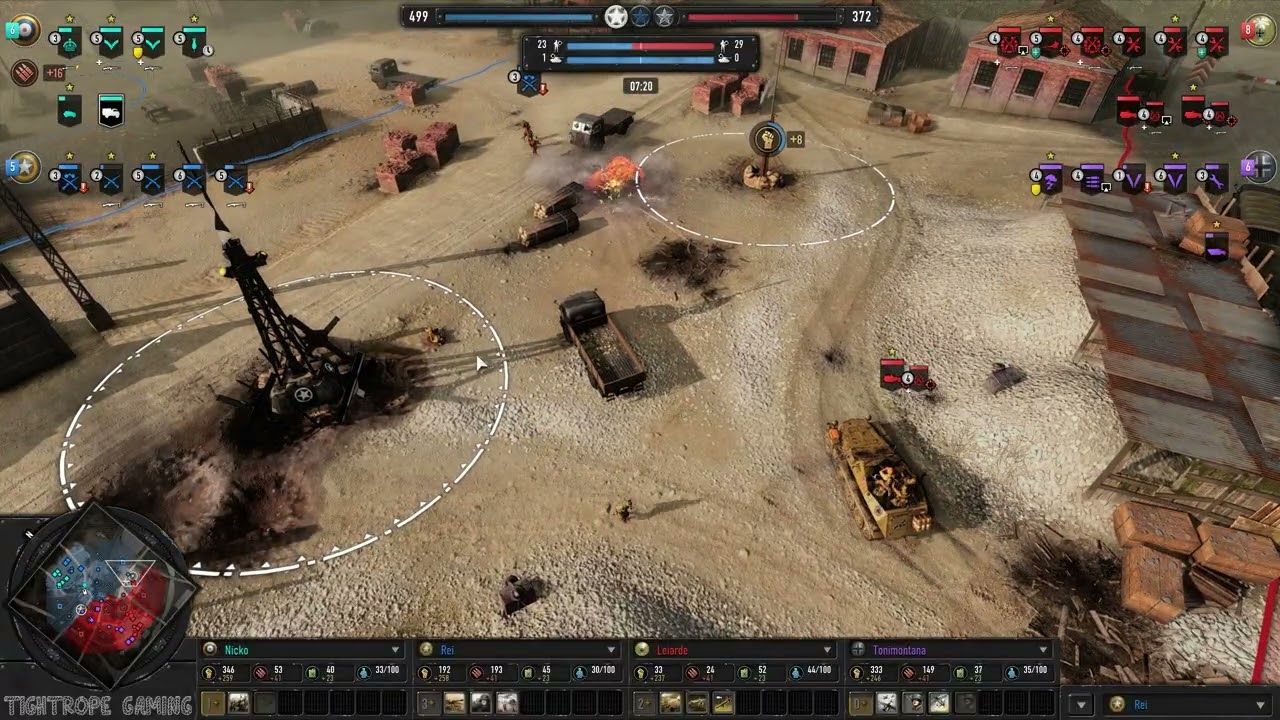 COH3 2v2 Nicko (UK) & Rei (US) vs Leiarde (AK) & Tonimontana (WM)