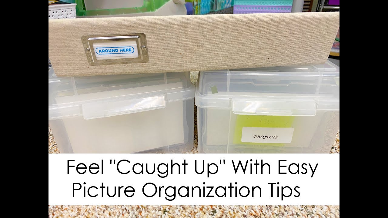 Picture Organization Tips for Scrapbooking
