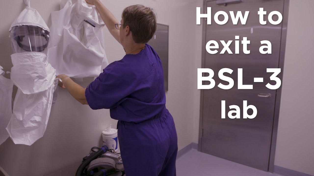 Biosafety Level 3 Lab Exit