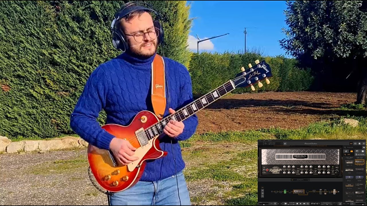 Samba Pa Ti - Guitar Solo - Carlos Santana - Amplitube 5 + Gibson Les Paul Standard 50s