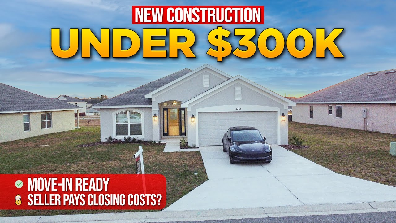 New Construction Deal | 4-Bed Ocala Home Under $300K