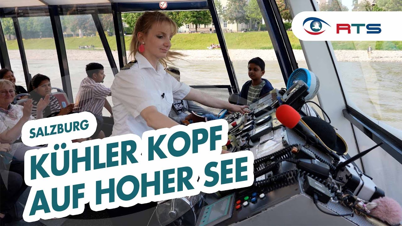 Wenn die Salzach zum Wildwasser wird: Wie Amadeus-Kapitänin Anna Berer einen kühlen Kopf bewahrt