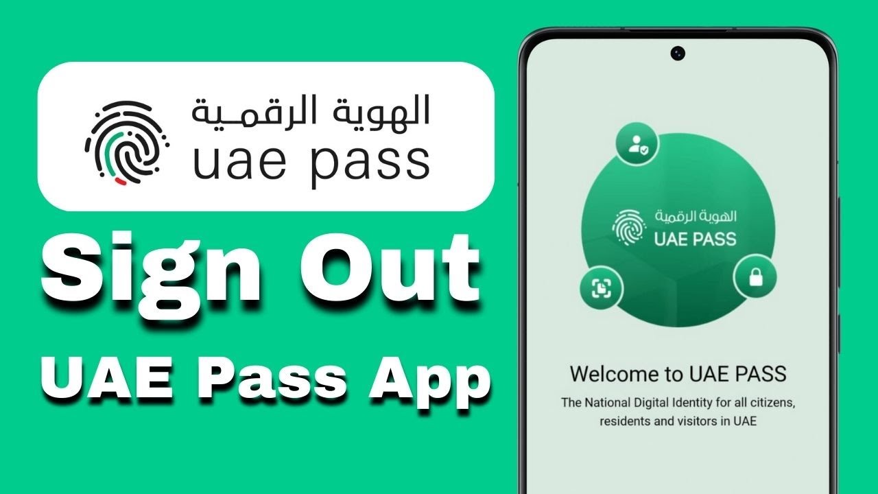 How to Sign Out of the UAE Pass App | UAE Pass Log Out Tutorial on Mobile