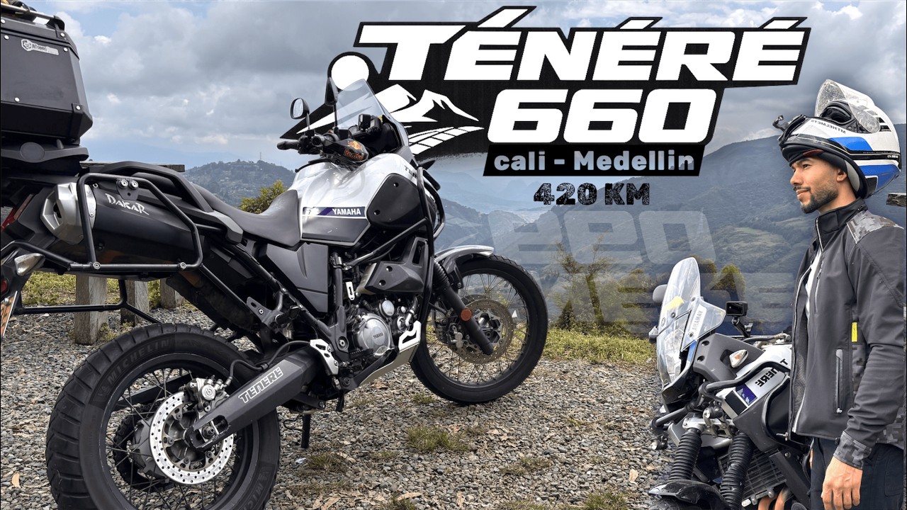 De Cali a Medellin en TENERE 660 (infravalorada)