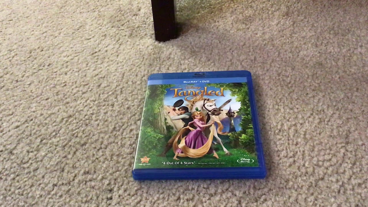 Disney Tangled Blu-Ray Combo Pack Set Overviewing And Unboxing Video