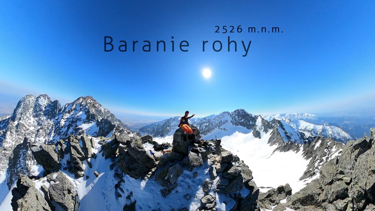 Baranie rohy 2526 m.n.m. | Vysoké Tatry | 09.04.2020 GoPro MAX 360