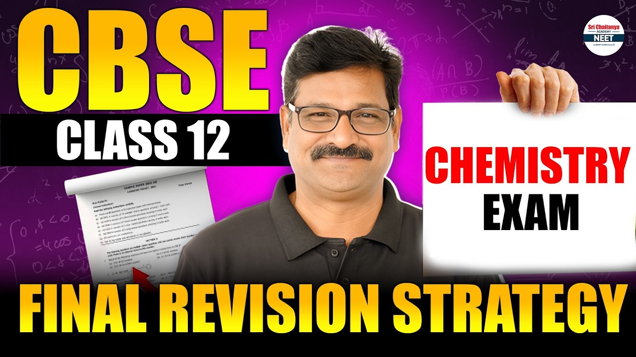 CBSE Chemistry Exam – Final Revision Strategy || CBSE Class 12 Chemistry Revision 2026 | #Boards2026