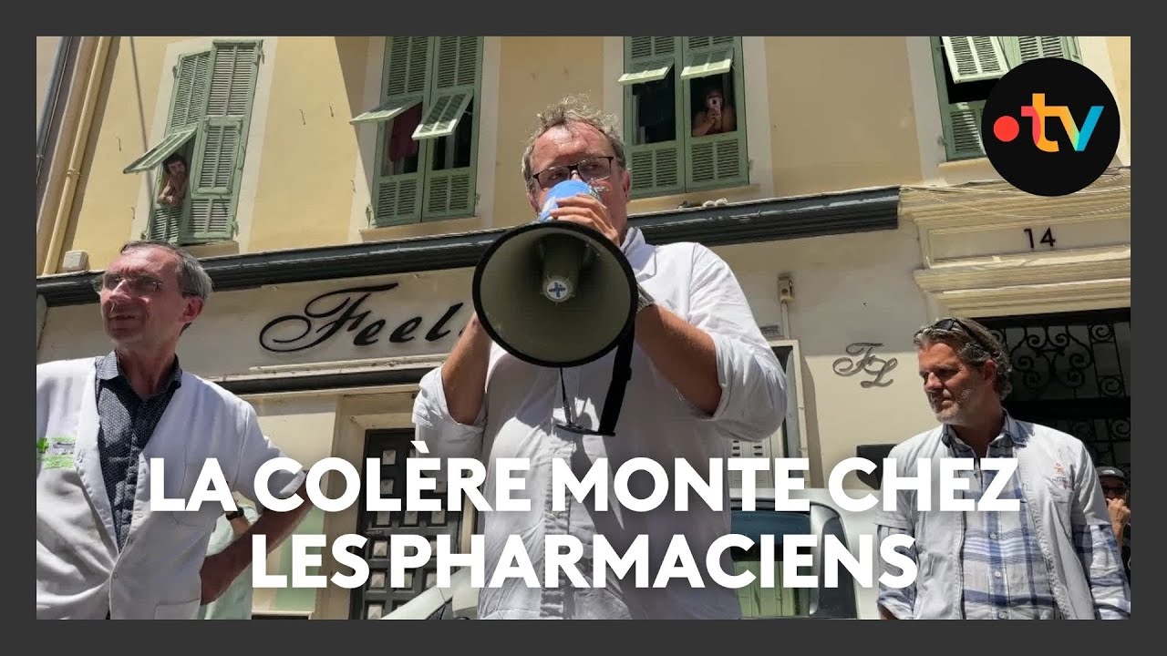 Gr&egrave;ve des pharmaciens : une action spectaculaire organis&eacute;e &agrave; Nice