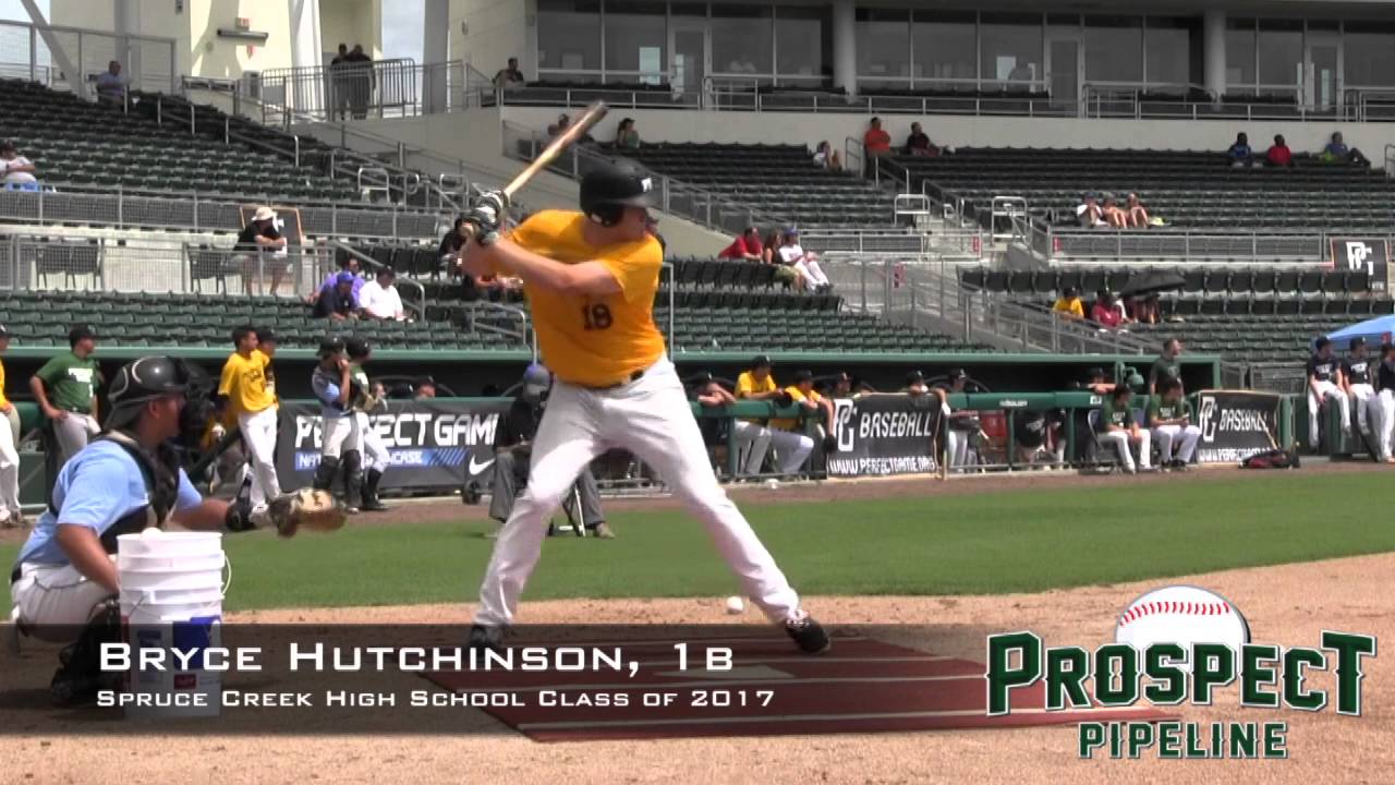 Bryce Hutchinson Prospect Video, 1b, Spruce Creek High School Class of 2017