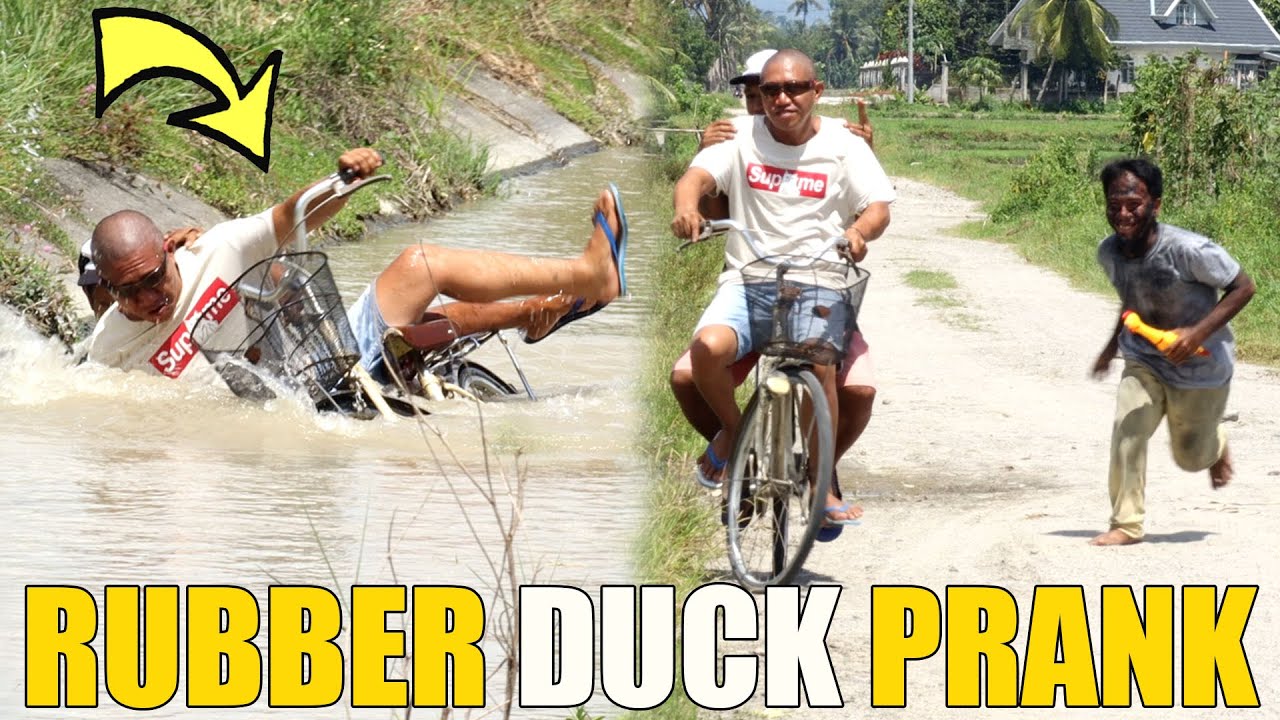 RUBBER DUCK PRANK | Nahulog tuloy sa tubig