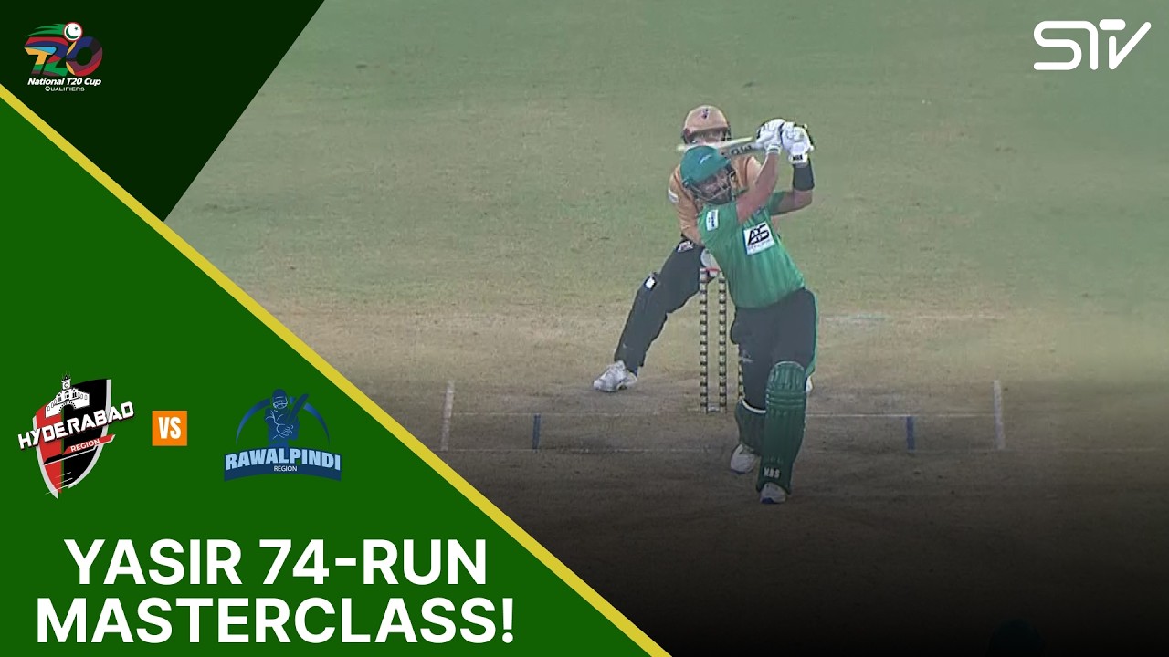 Yasir’s Explosive Batting Show! | Hyderabad vs Rawalpindi | ABS Developers NT20 Qualifier| M21|MZA1U