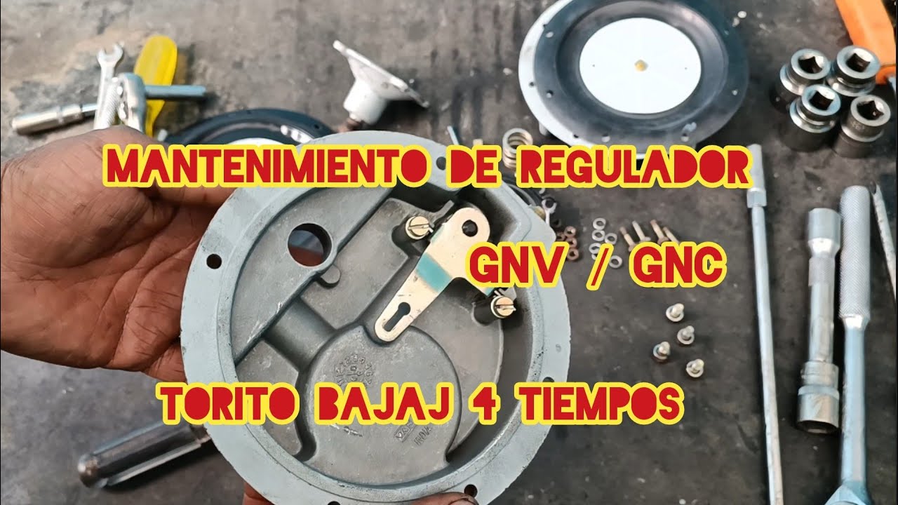 mantenimiento de regulador GNC/GNV y como recuperar potencia motos torito bajaj 4 tiempos GNC