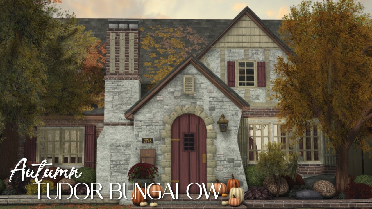 BLOXBURG: Autumn Fall Bungalow Part 1