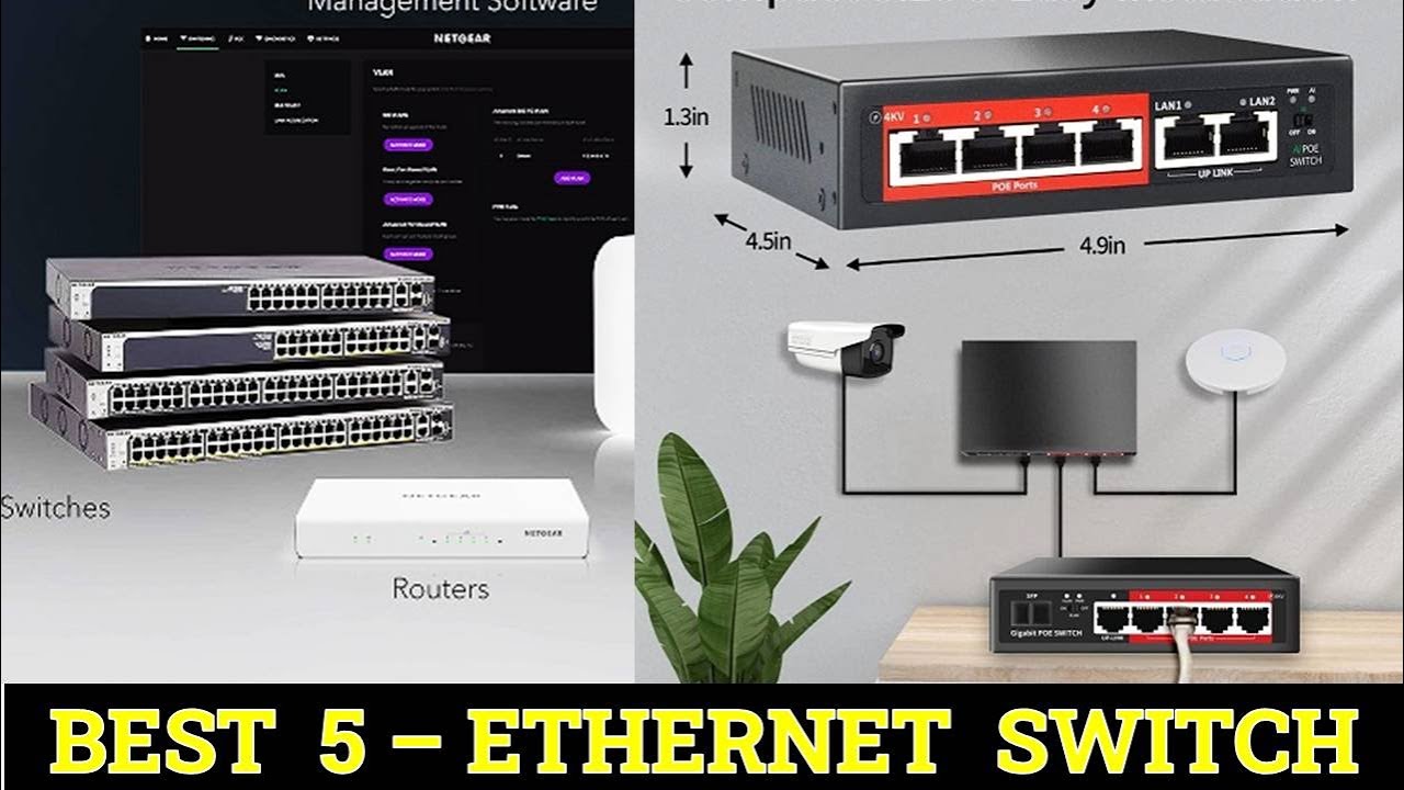 Top 5  Best Ethernet Switch Reviews  2024