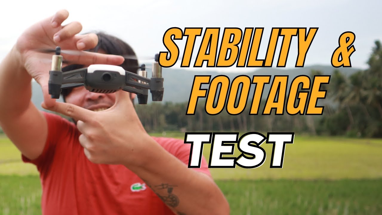 DJI Ryze Tello Drone Stability and Footage Test
