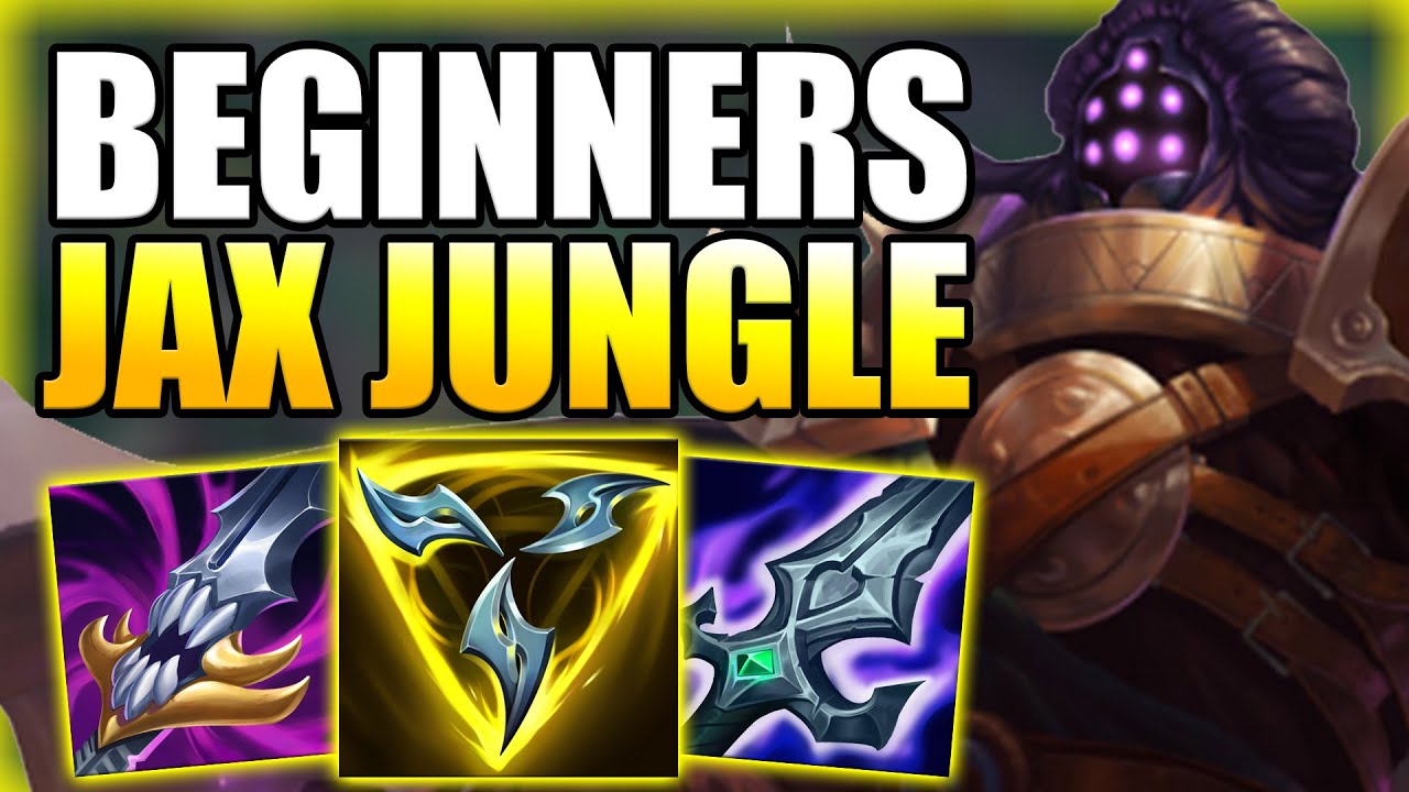 HOW TO PLAY JAX JUNGLE & CARRY FOR BEGINNERS IN S12! - Best Build/Runes S+ Guide - League of legends