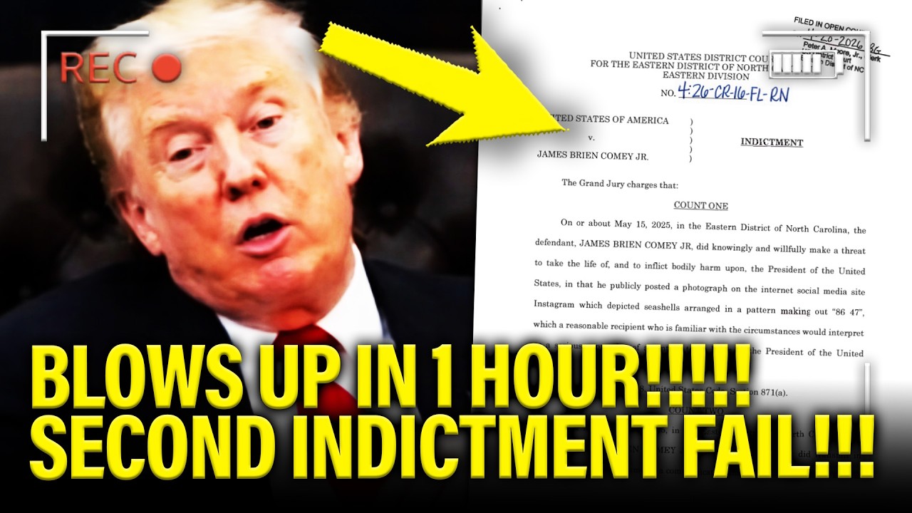 🚨 COMEY Indictment INSTANTLY BLOWS UP in Trump&rsquo;s FACE!!!