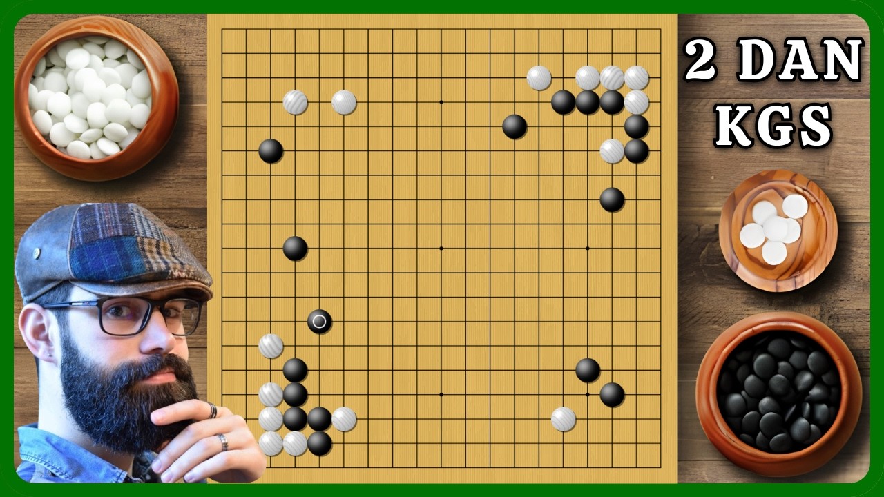 J’affronte un 1 kyu KGS (65) | Partie de Go commentée