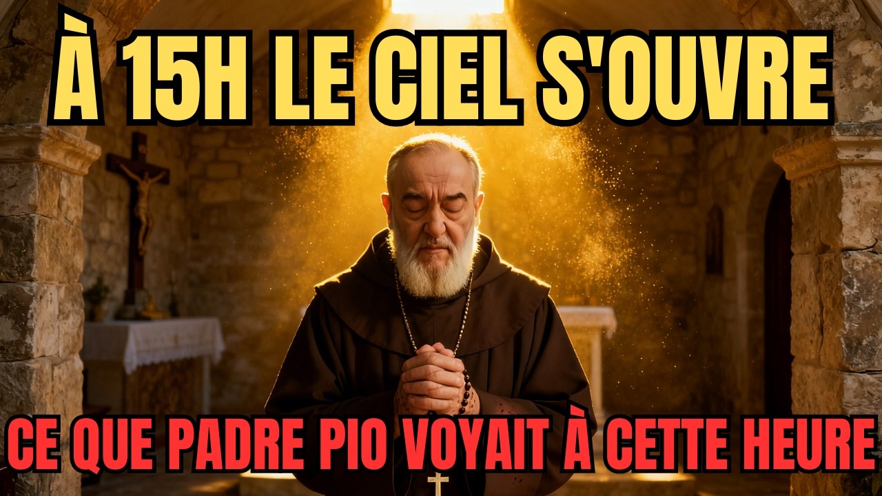 Padre Pio Faisait CECI Chaque Jour à 15H — Ce Qui Se Passe à Cette Heure Change TOUT