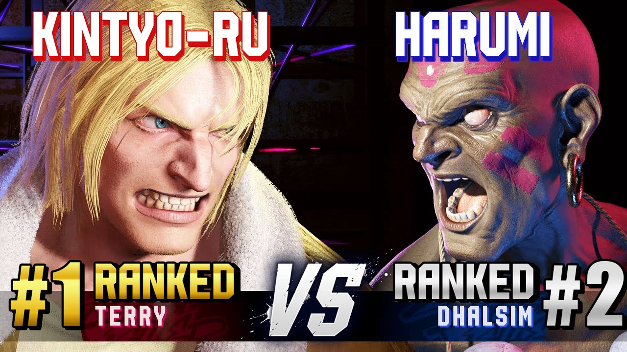SF6 ▰ KINTYO-RU (#1 Ranked Terry) vs HARUMI (#2 Ranked Dhalsim) ▰ High Level Gameplay