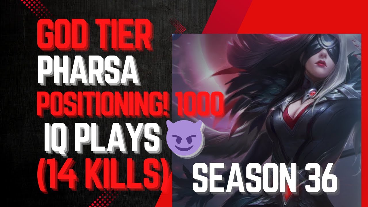 God Tier PHARSA Positioning! 1000 IQ Plays 😈 - RamnnaC ML 