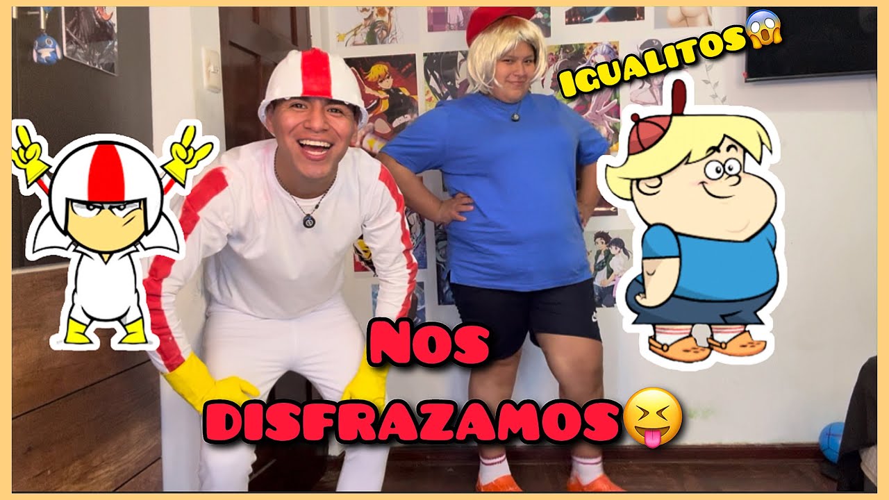 ME DISFRAZO CON VIDA👀+ 50 COSAS SOBRE NOSOTROS🤭🤙🏼-Hardytineo