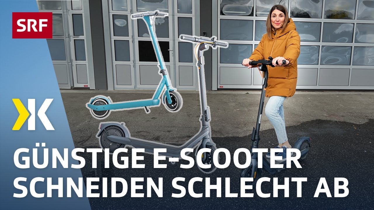 E-Scooter im Test: Kein E-Trottinett überzeugt komplett | 2025 | Kassensturz | SRF