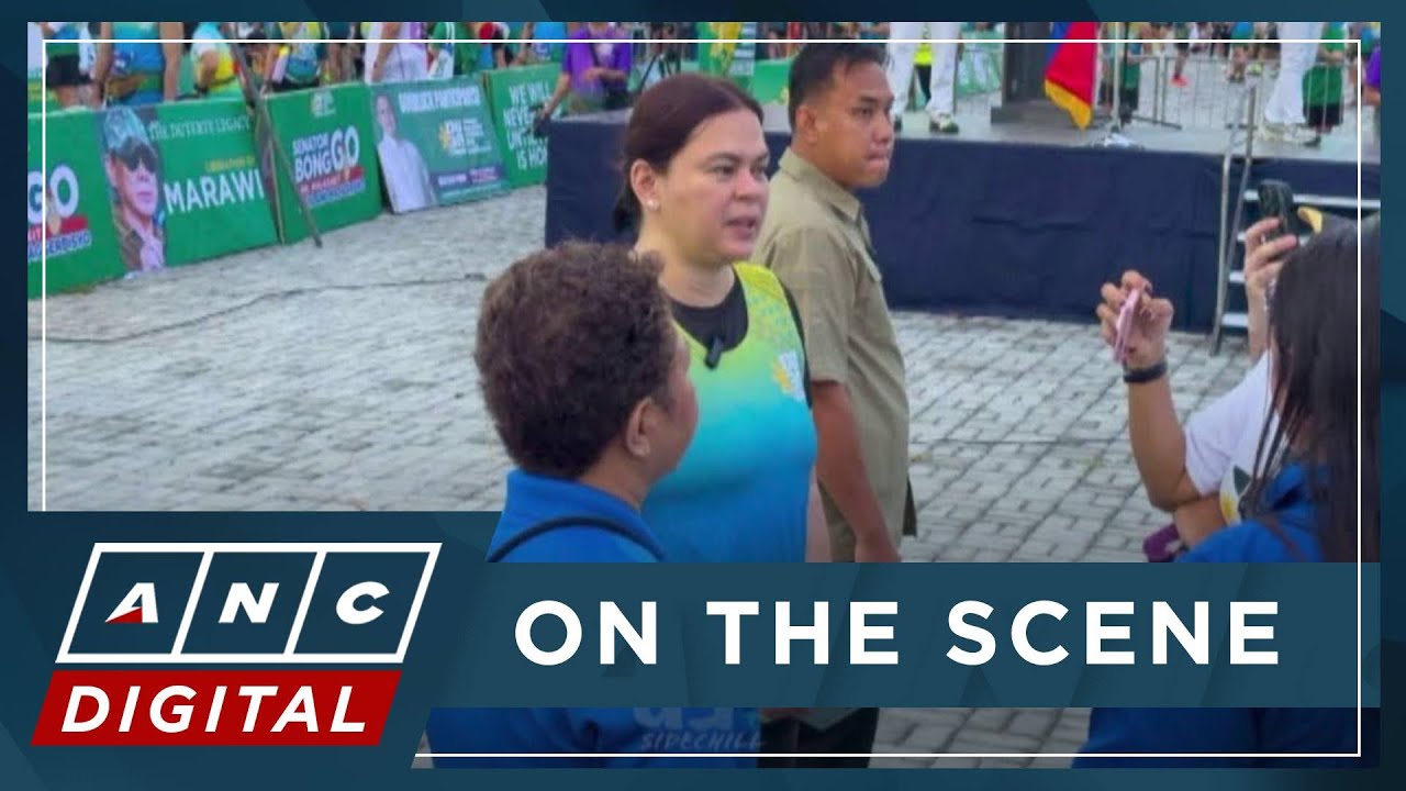 LOOK: VP Sara joins 'Run for Du30', denies rumors father found unconscious inside ICC cell | ANC