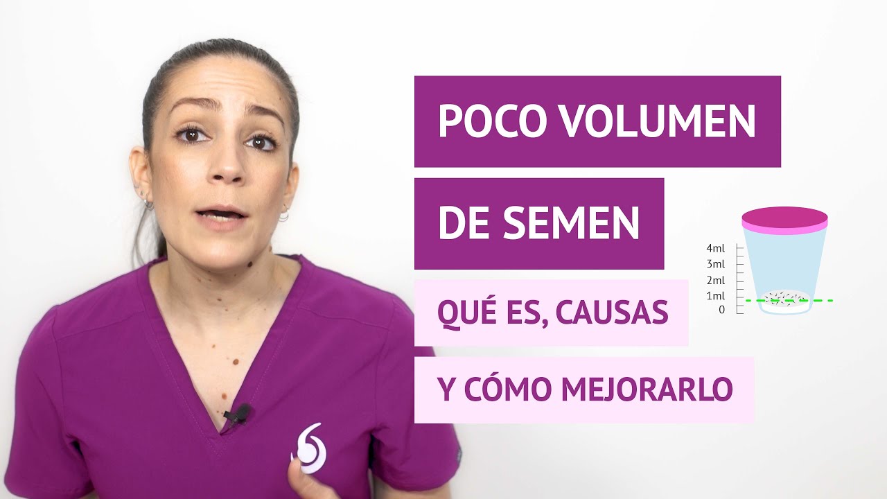 La hipospermia: poca eyaculación de semen en el hombre