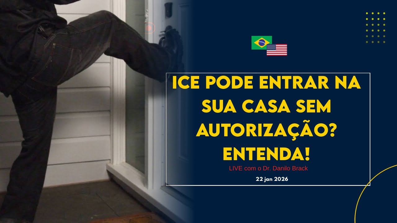 ICE PODE ENTRAR NA SUA CASA SEM AUTORIZAÇÃO - ENTENDA!