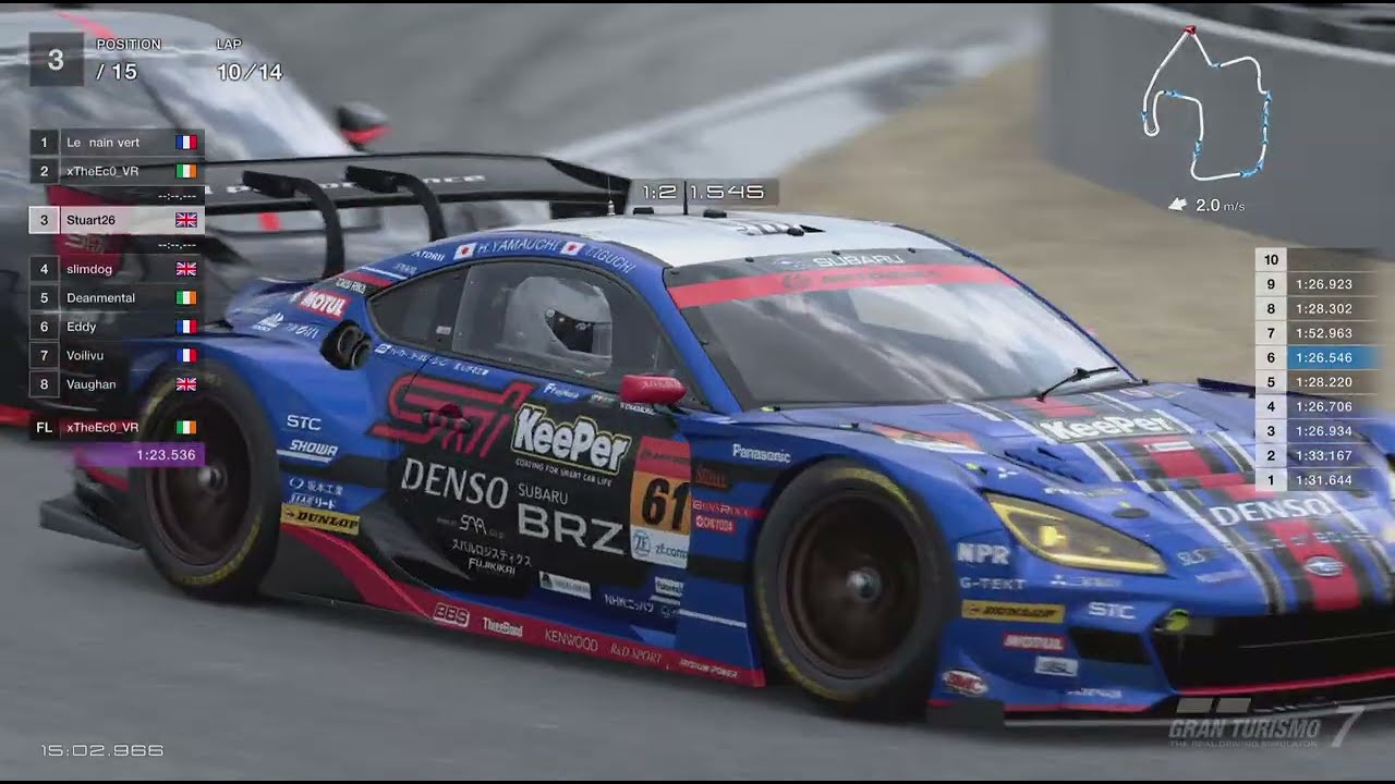 Race 4 Gsport GT3 Laguna Seca #online #gt7