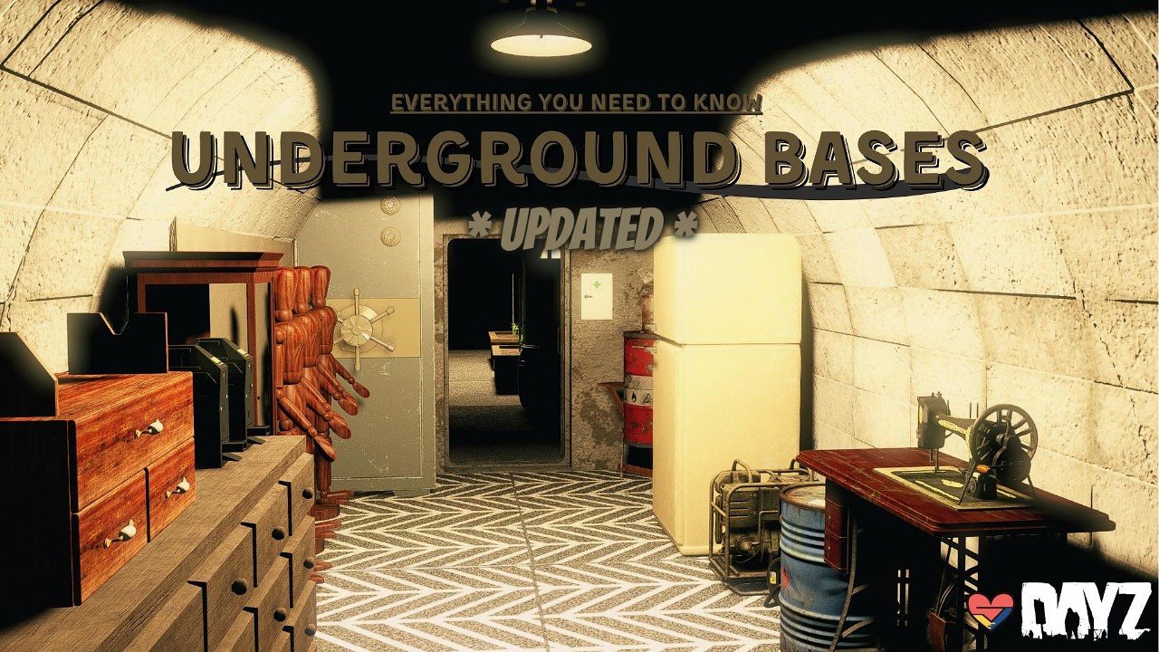 How To - Underground Bases 2.0 & Cement Mixer (DAYZ)