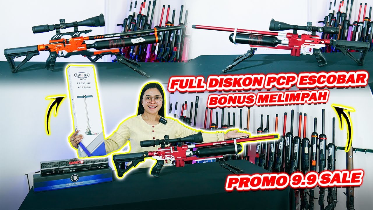BONUS MELIMPAH!! FULL POTONGAN HARGA SEMUA SENAPAN PCP PREDATOR ESCOBAR AIR RIFLE TERBAIK 2025