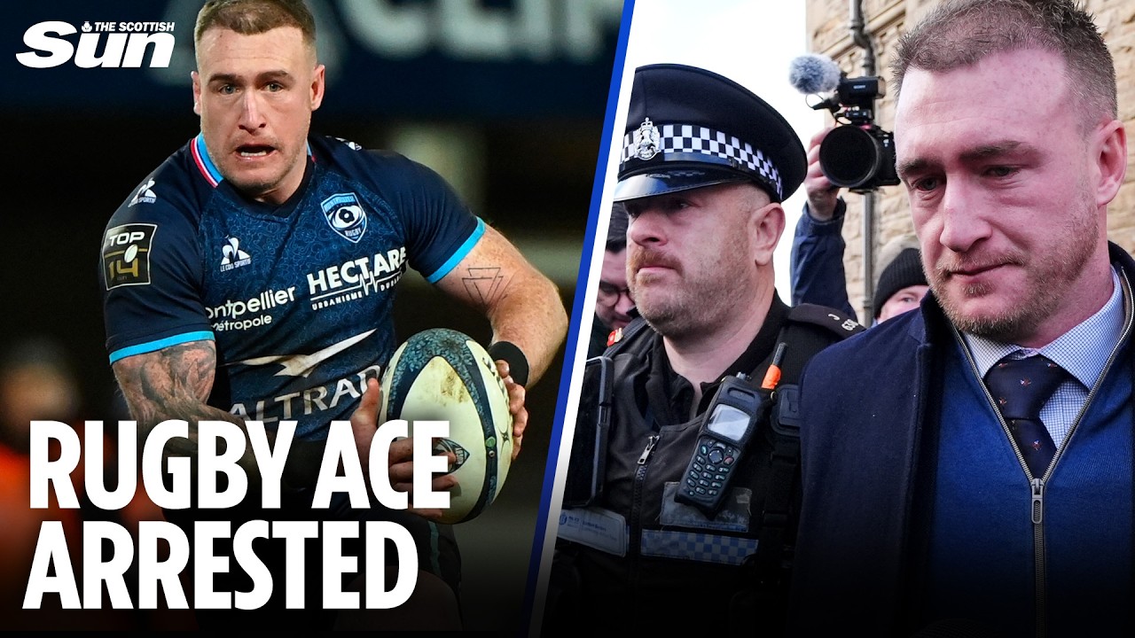 Stuart Hogg arrested AGAIN for 'harassing ex-wife' as ex-Scotland star nicked at airport