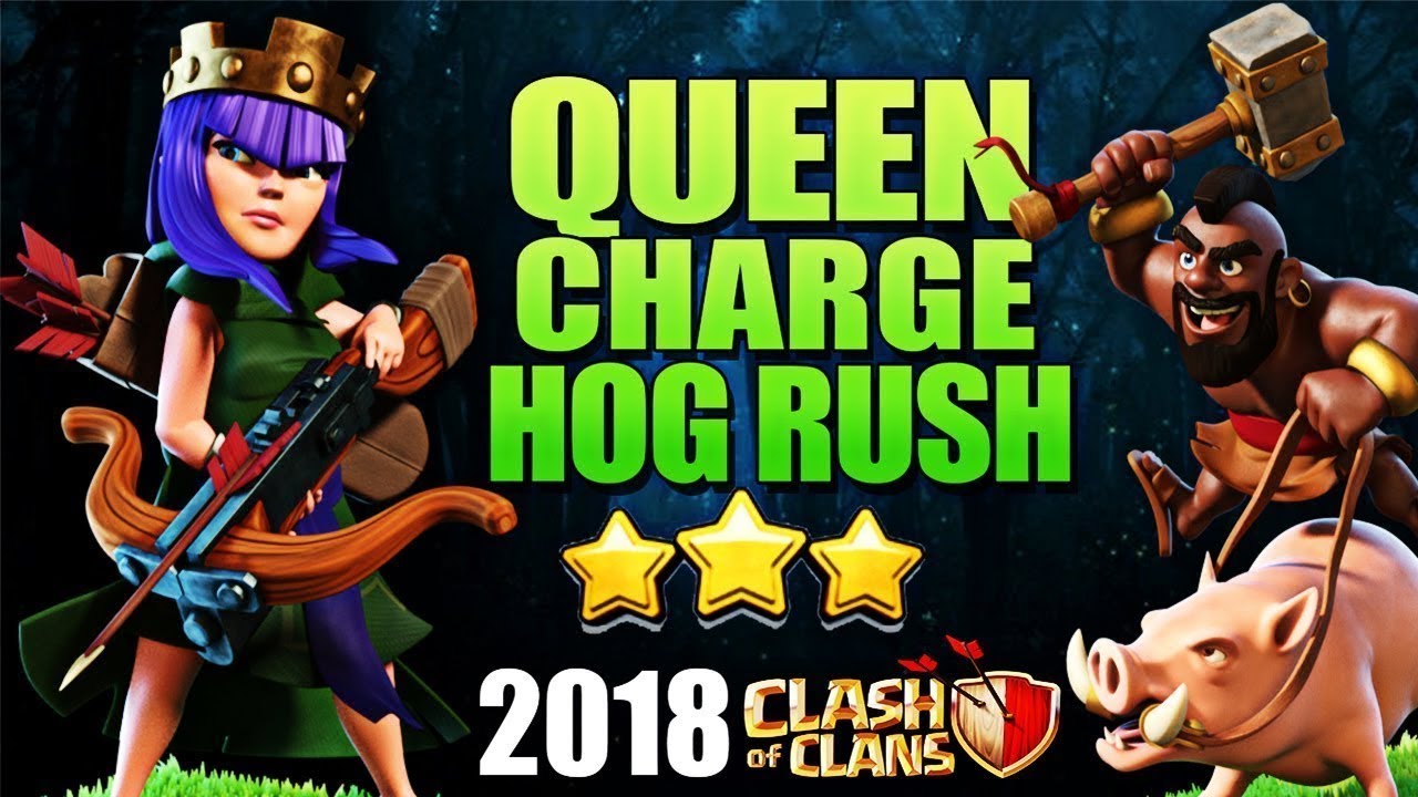 Best attack of th9 queen walk +hogs