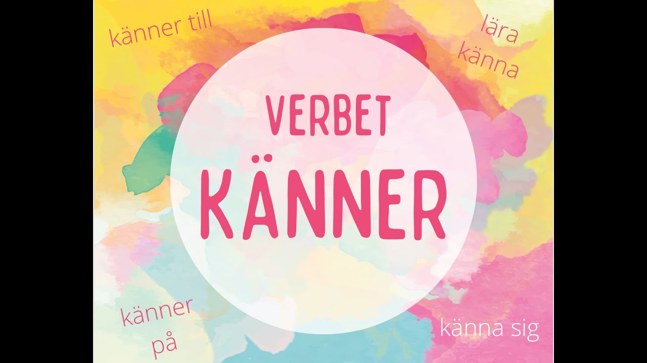 Verbet Känner